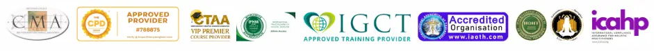 Accreditations: CMA, IPHM, CPD, IAOTH, ICAHP, IGCT, CTAA, IHTCP, IIOHT